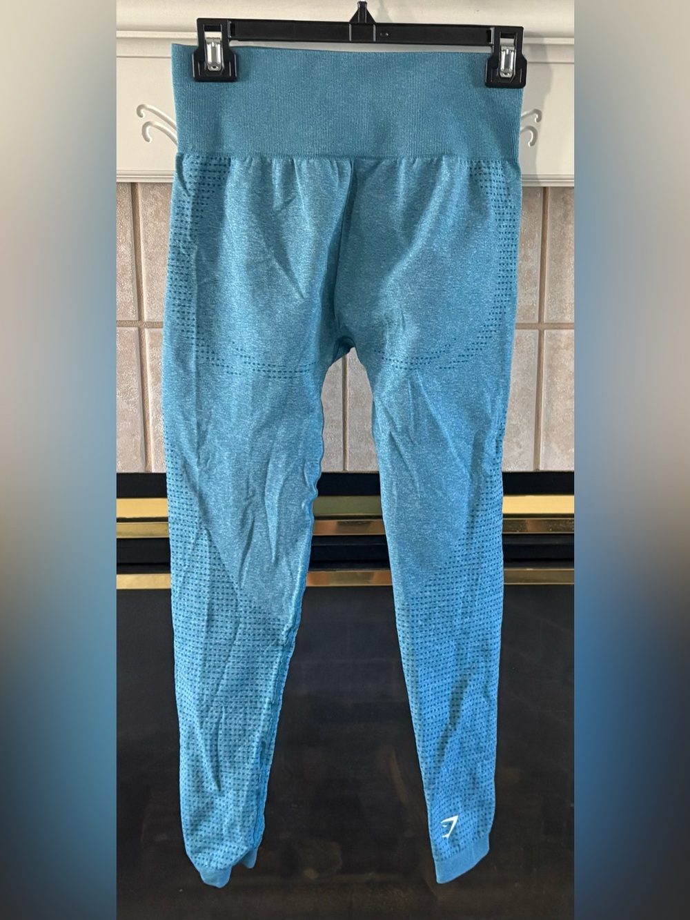 Gymshark Teal Blue Seamless Leggings